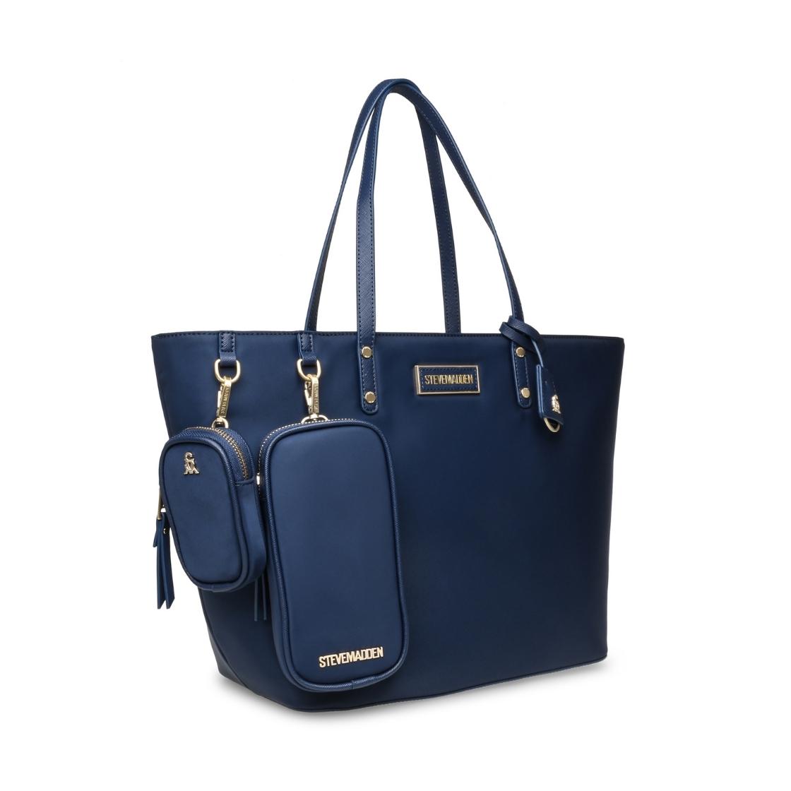 Bjude Navy Bolso Tote Para Mujer
