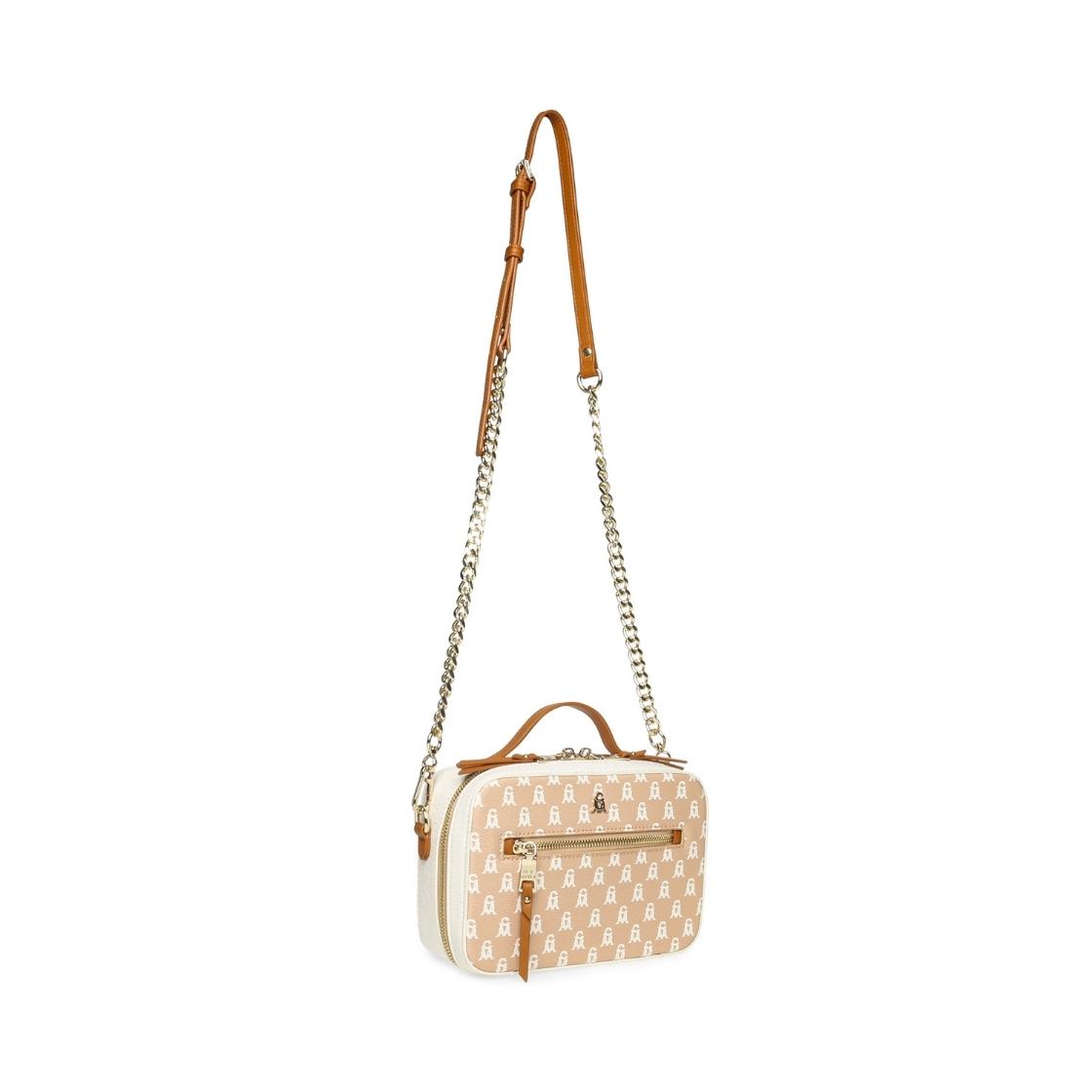 Bkeely-A Natural Multi Bolso Crossbody Beige