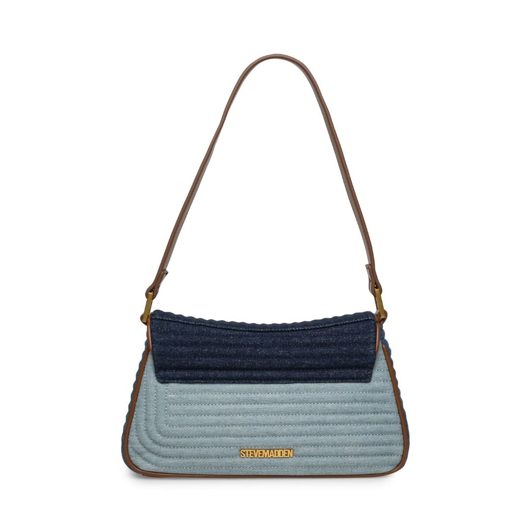 Bkes-N Denim Bolsa de Mezclilla Azul para Mujer