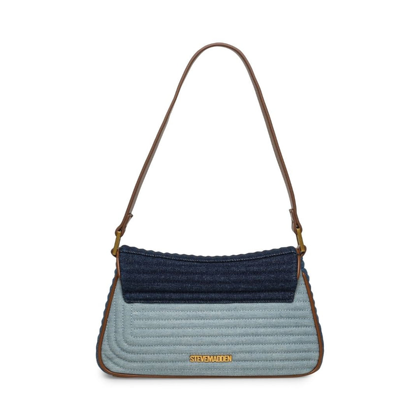 Bkes-N Denim Bolsa de Mezclilla Azul para Mujer