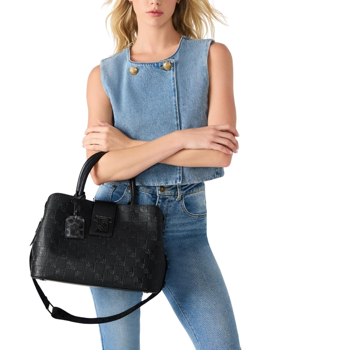 Bkess C Black Black Bolsa Tote Negra para Mujer