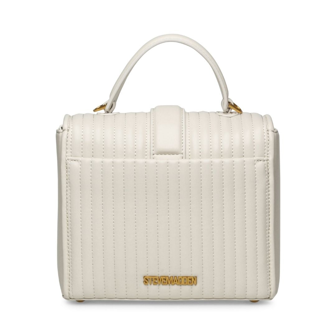 Bkhy Bone Gold Bolsa Blanca para Mujer
