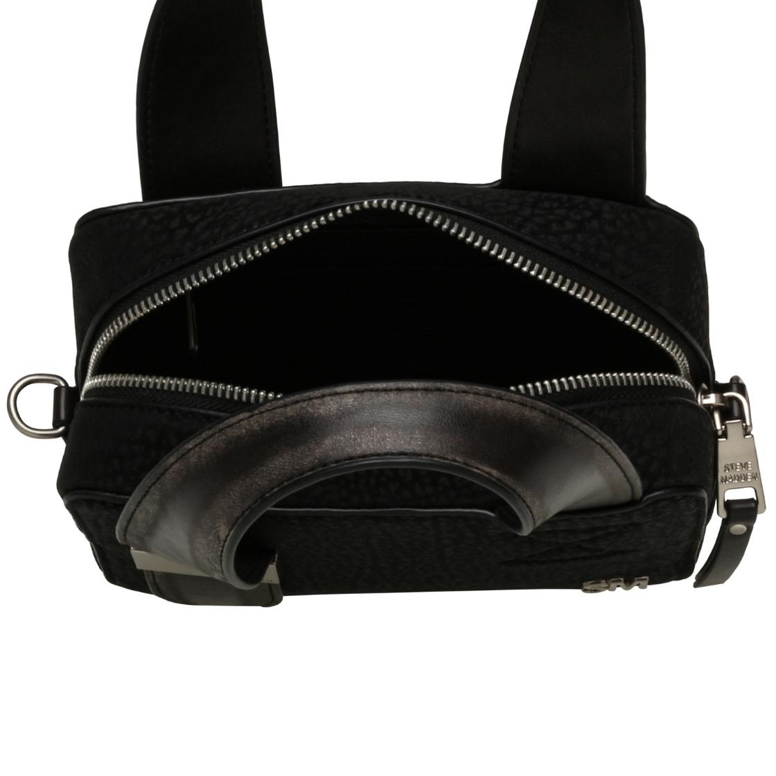 Bkiviana Black Bolsa de Mano Negra Para Mujer con Cierre