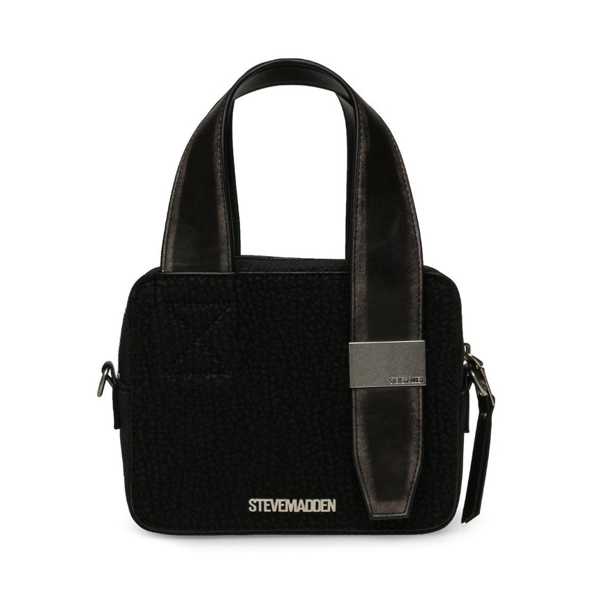 Bkiviana Black Bolsa de Mano Negra Para Mujer