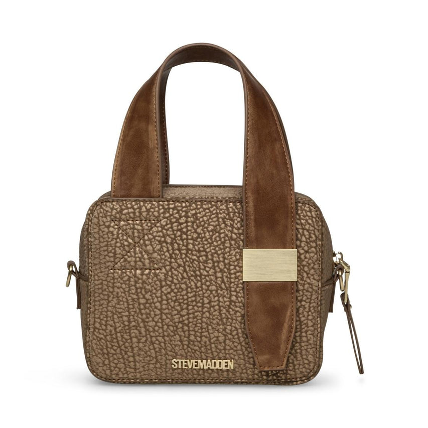 Bkiviana TanBolsa de Mano Cafe Para Mujer
