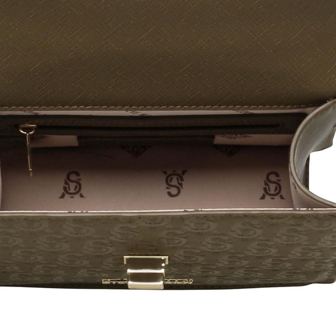 Bkoen-6 Olive/Gold Bolso de Hombro Verde Olivo