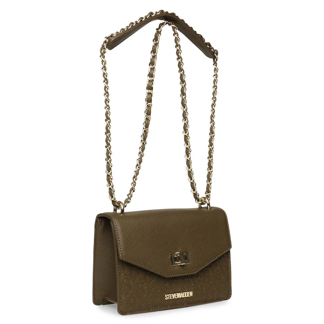 Bkoen-6 Olive/Gold Bolso de Hombro Verde