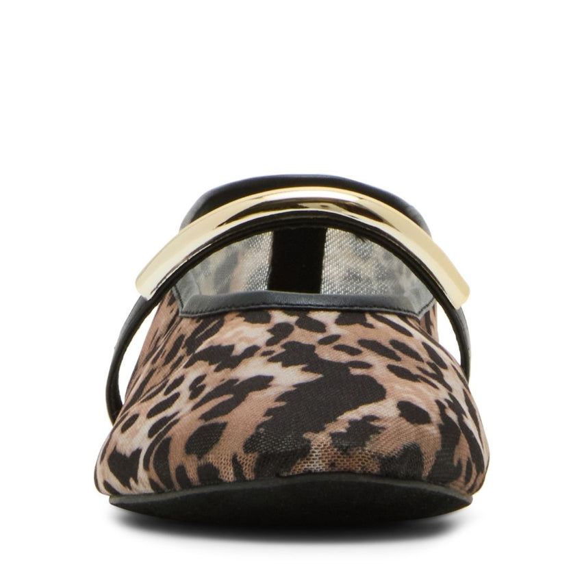 Blaiine Leopard Mesh Flats de Malla para Mujer
