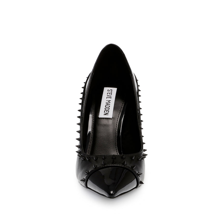 Blaise Black Patent Tacones Punteagudos para Mujer