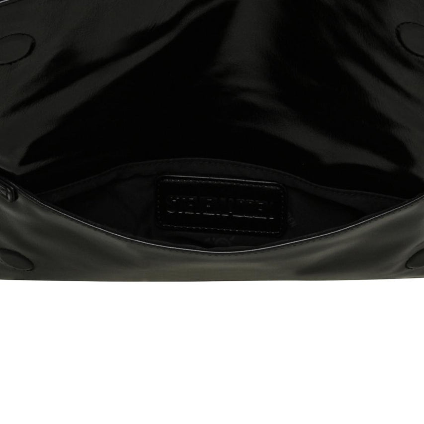 Bluckie Black/Black Bolso Crossbody Negro Para Mujer Tipo Cartera con Imán