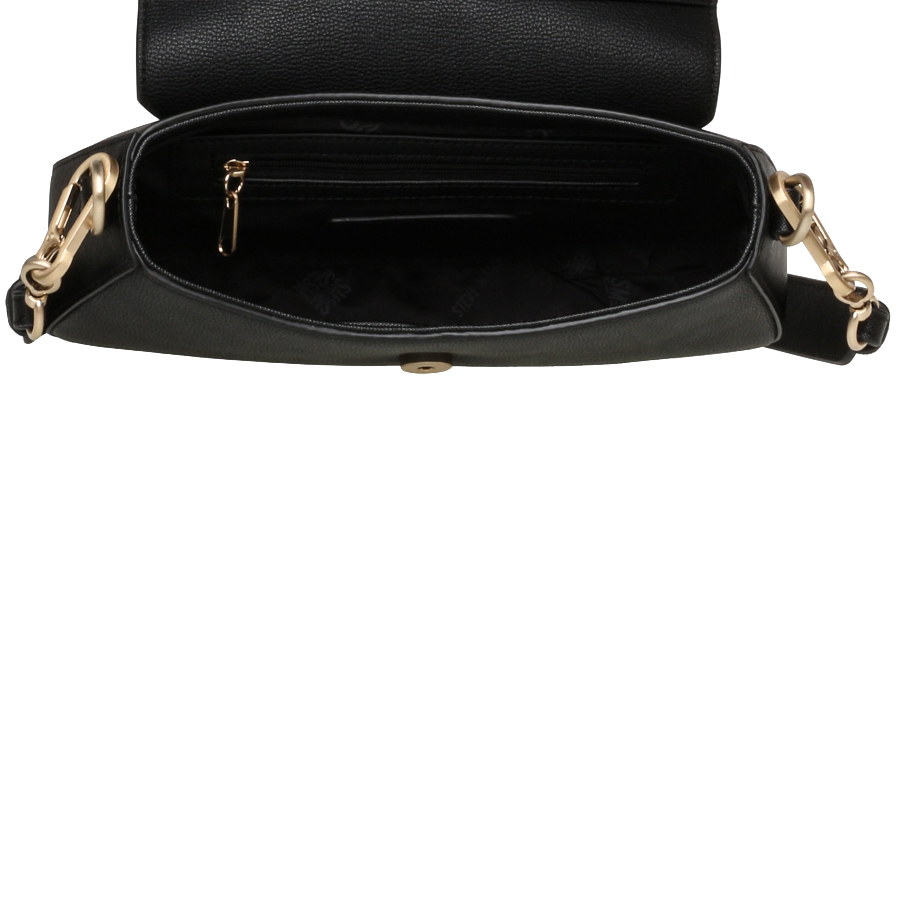 Blyon Black Bolsa al Hombro Negra Para Mujer con Imán