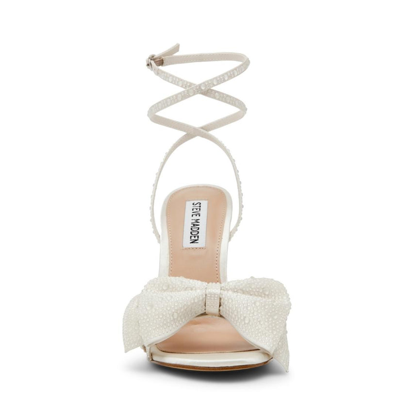 Blyss Ivory Pearl Tacones Abiertos Para Mujer