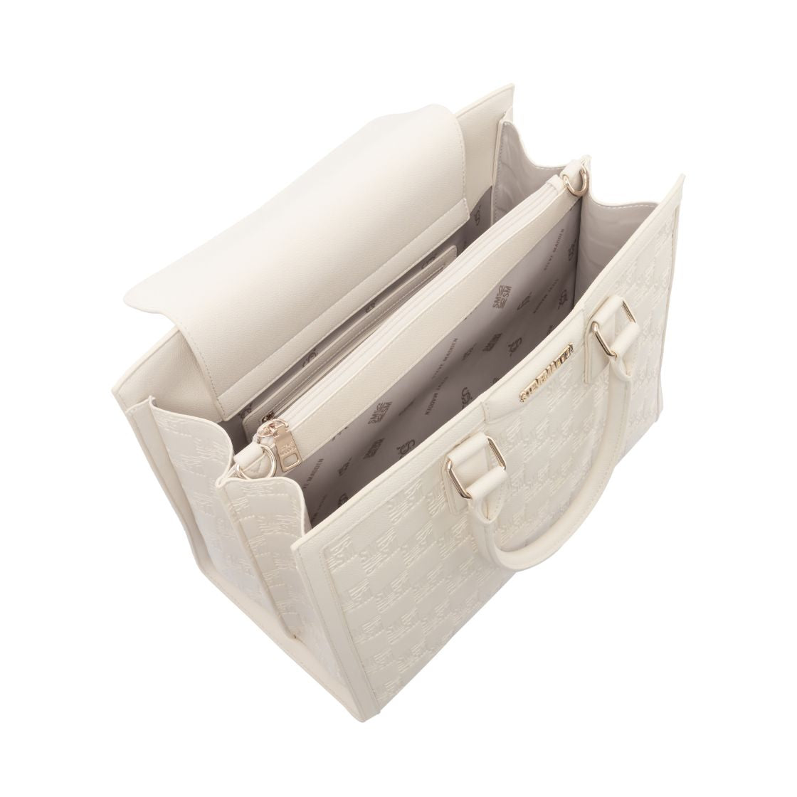 Bmanor J Cream Bolsa Blanca para Mujer