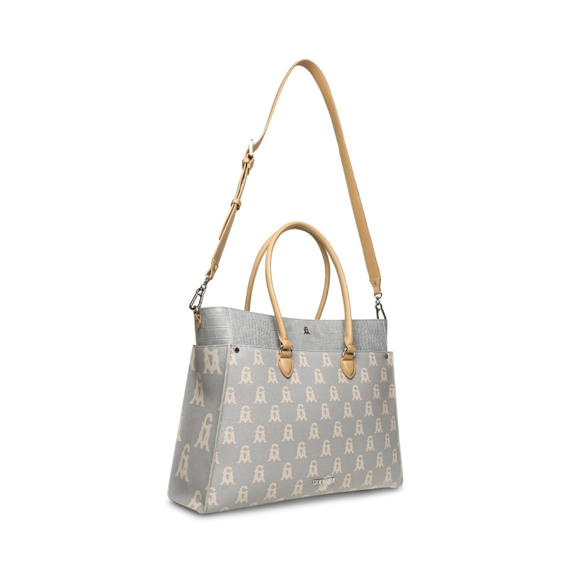 Bmario-A Blue Multi Bolso Tote Azul