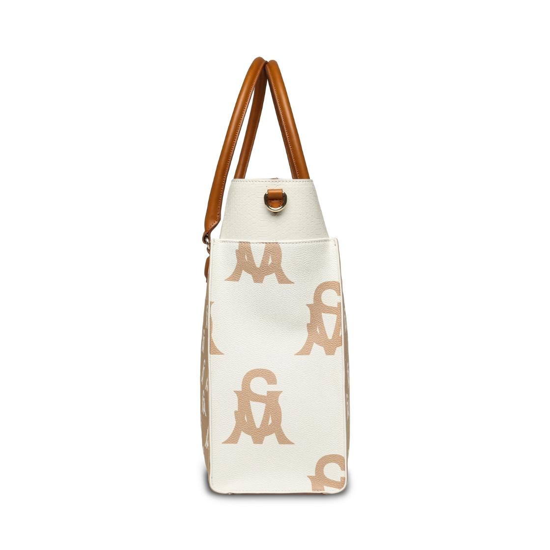 Bmario-A Natural Multi Bolso Tote Para Mujer