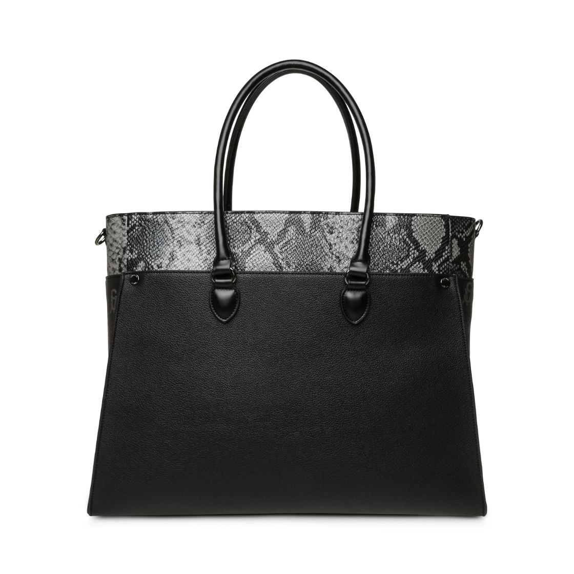 Bmario E Black Gunmet Bolsa Tote Negra para Mujer