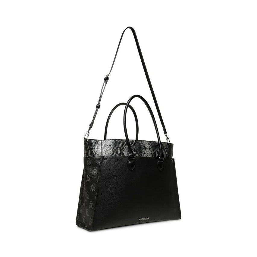 Bmario E Black Gunmet Bolsa Tote Negra