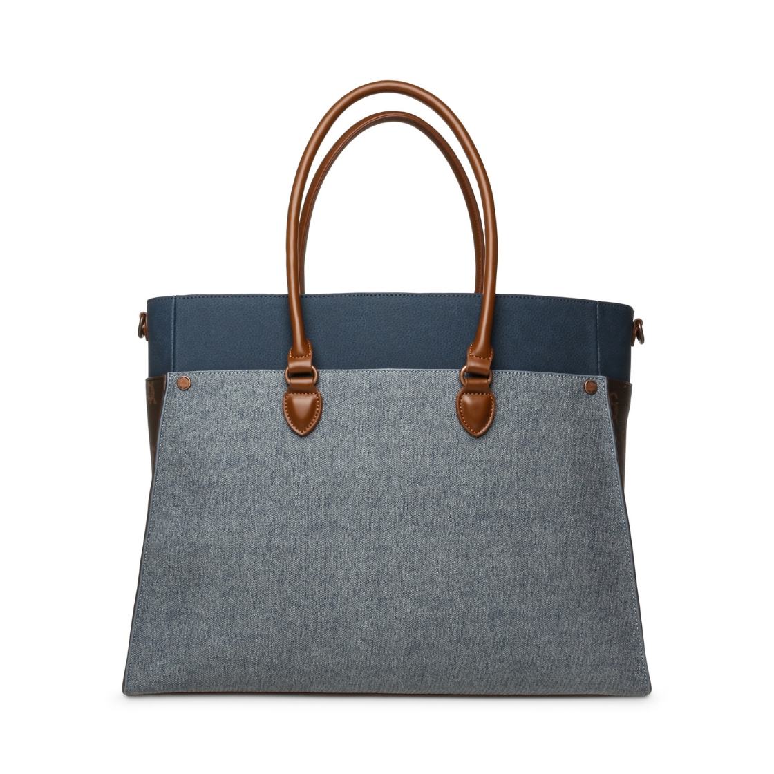 Bmario E Chocolate Multi Bolsa Tote  de Mezclilla Azul para Mujer