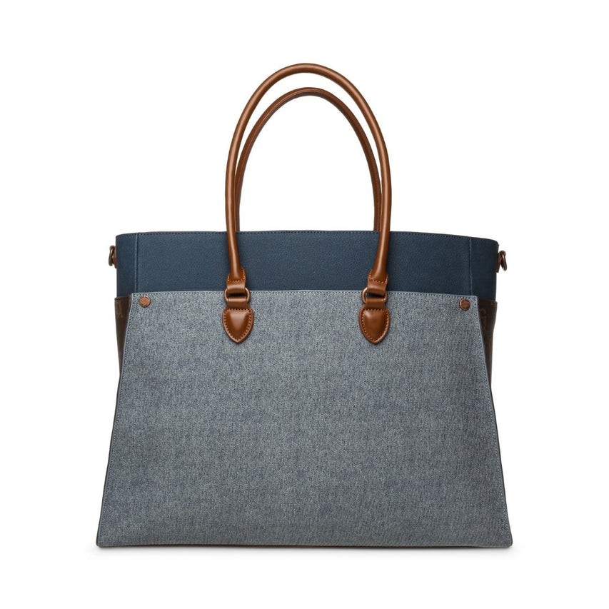 Bmario E Chocolate Multi Bolsa Tote  de Mezclilla Azul para Mujer