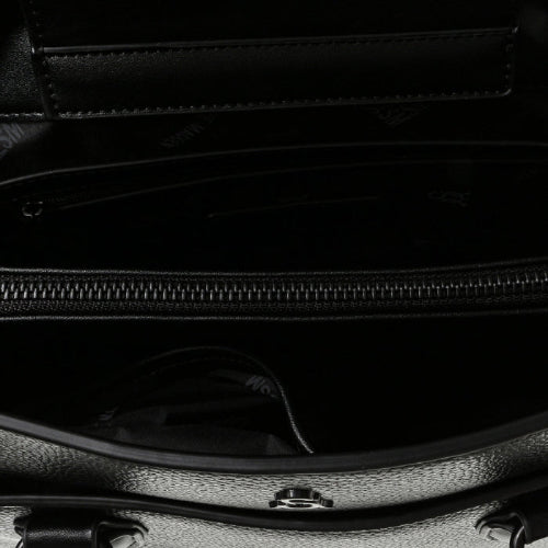 Bmarios Black Balck Bolsa Top Handle Negra