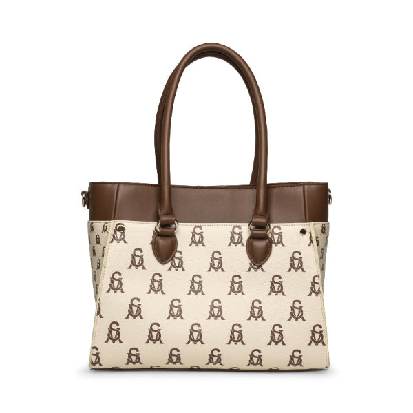 Bmarios Bone Multi Bolsa Tote Beige para Mujer