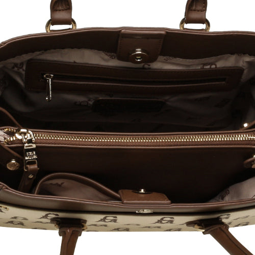 Bmarios Bone Multi Bolsa Tote Beige
