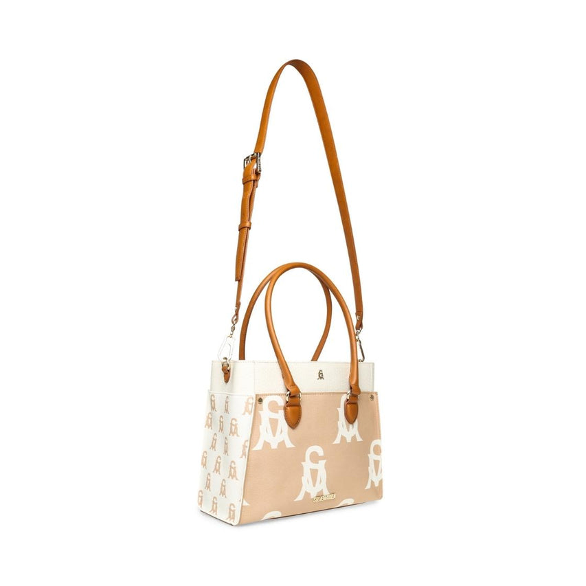 Bmariosa Natural Multi Bolso Tote Beige