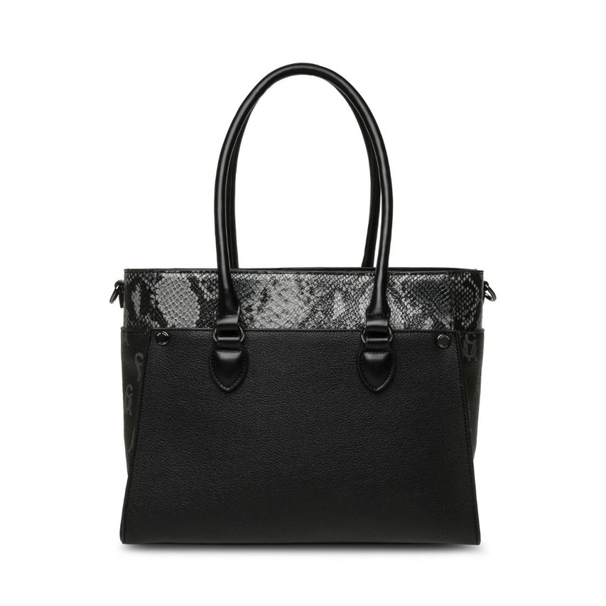 Bmariose Black Gunmet Bolsa Negra para Mujer