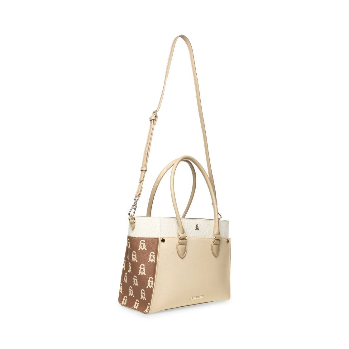 Bmariose Camel Multi Bolsa Beige con Cafe