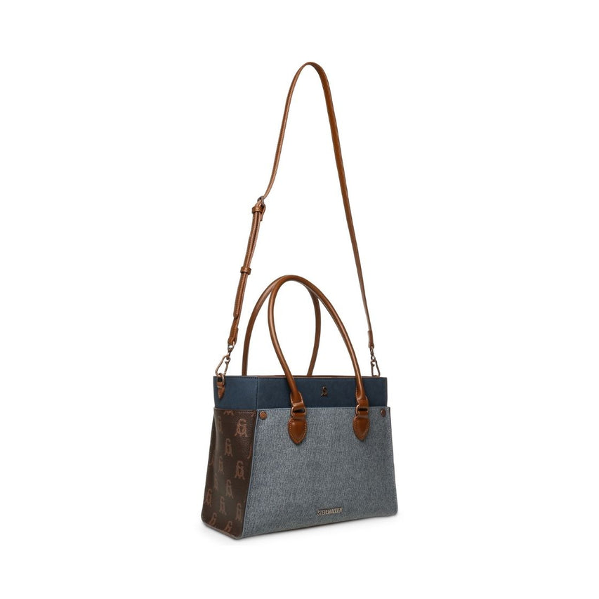 Bmariose Chocolate Multi Bolsa de Mezclilla Azul