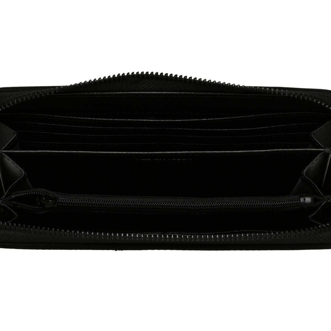 Bmercer Black Cartera Negra Para Mujer con Cierre