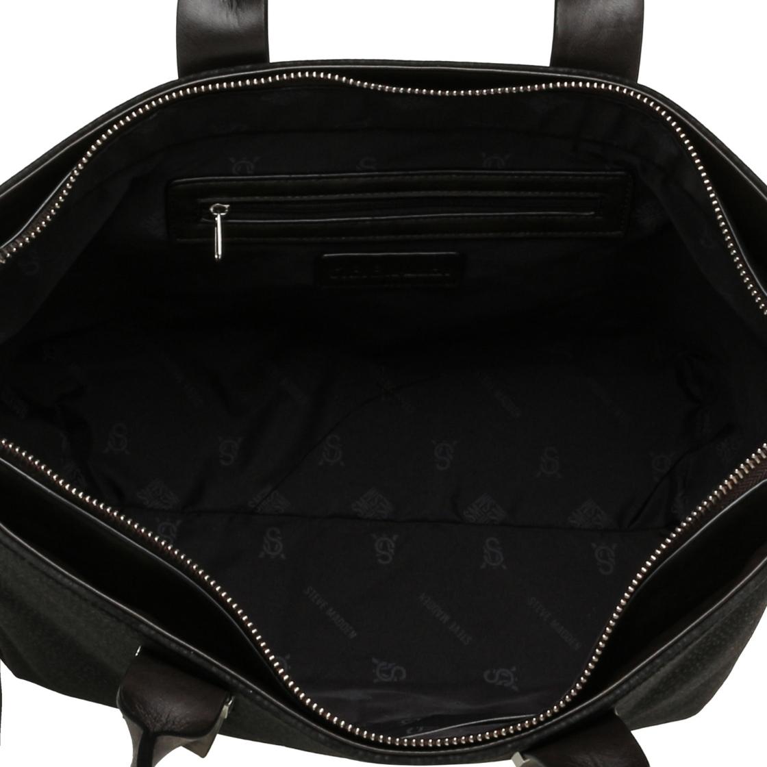 Bmojave Black Bolso Tote Negro Para Mujer con Cierre