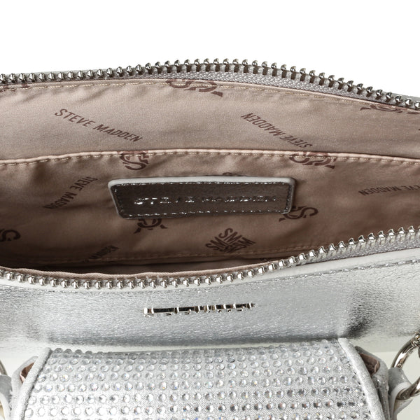 Bnaim R Silver Bolsa Crossbody Plateada