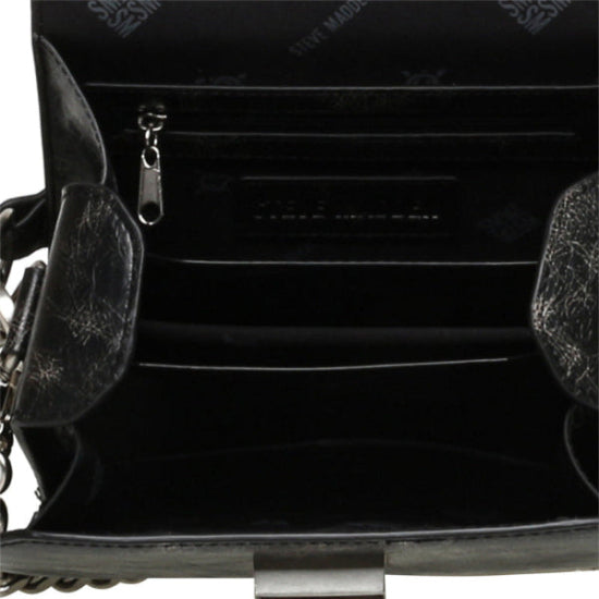 Bnoy B Black Silver Crossbody Negro con Plata