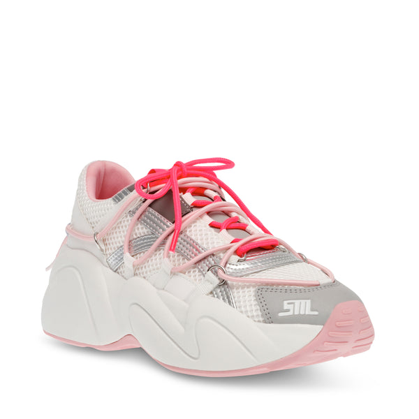 Bounce 2 White Pink Tenis Blanco con Rosa