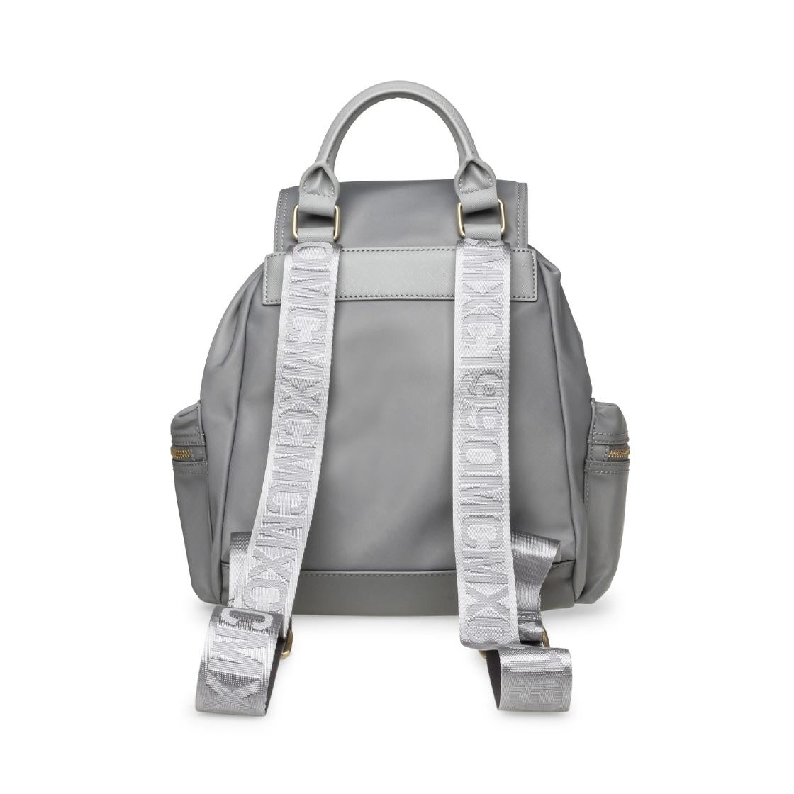 Bpack Grey Mochila Gris Para Mujer