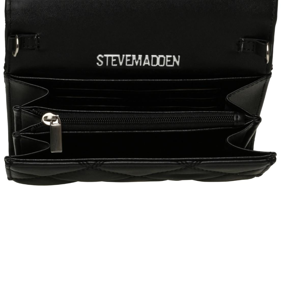 Bpansies Black Cartera Negra Para Mujer con Cadena