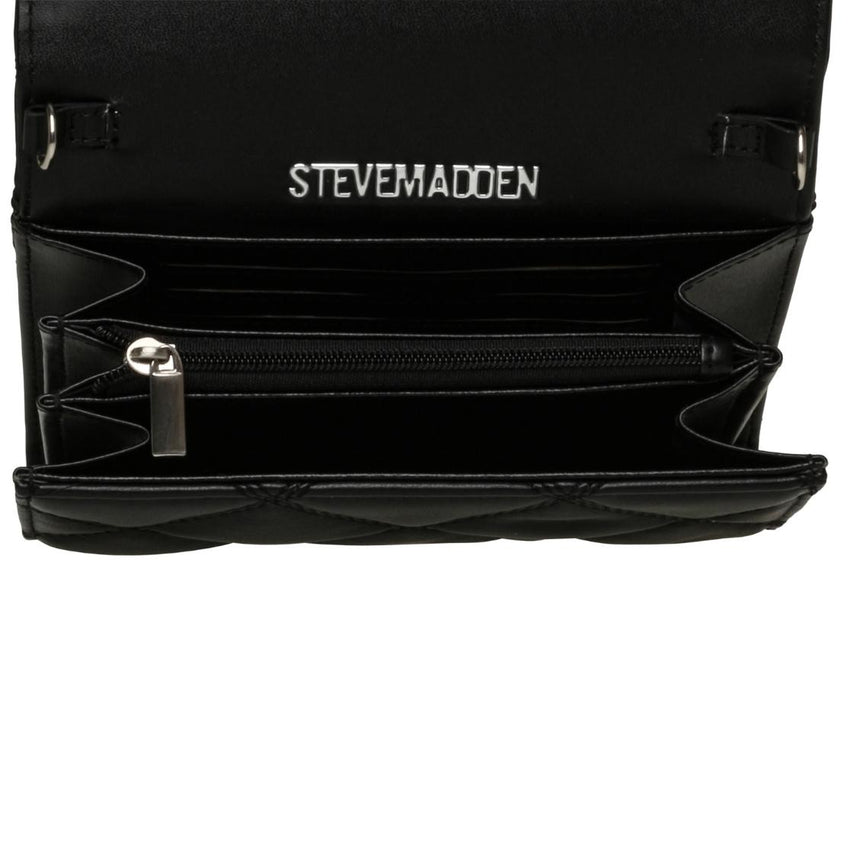 Bpansies Black Cartera Negra Para Mujer con Cadena