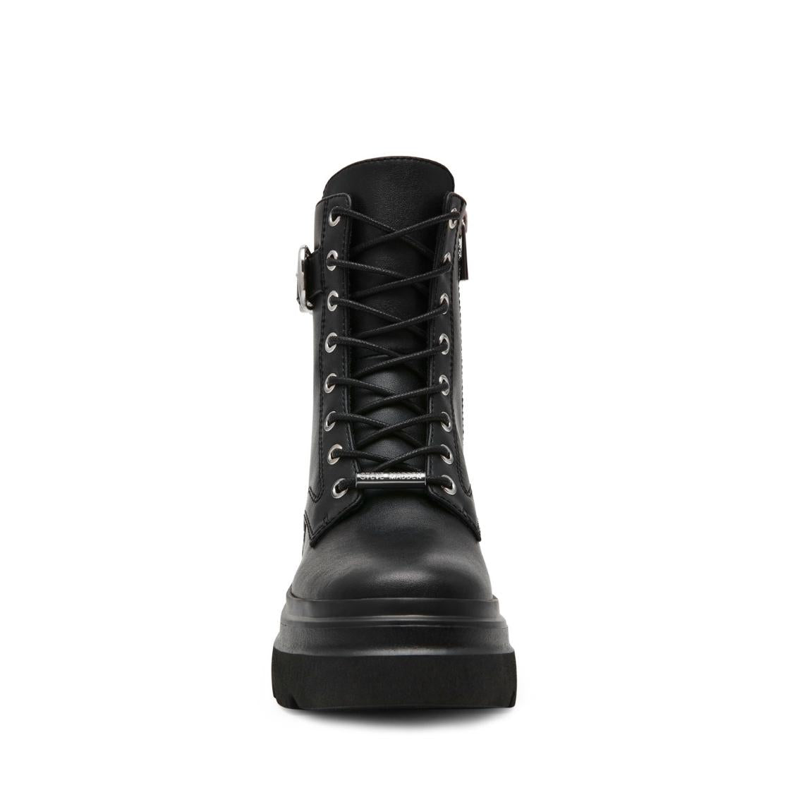 Braker Black Action Leather Botines de Piel para Mujer