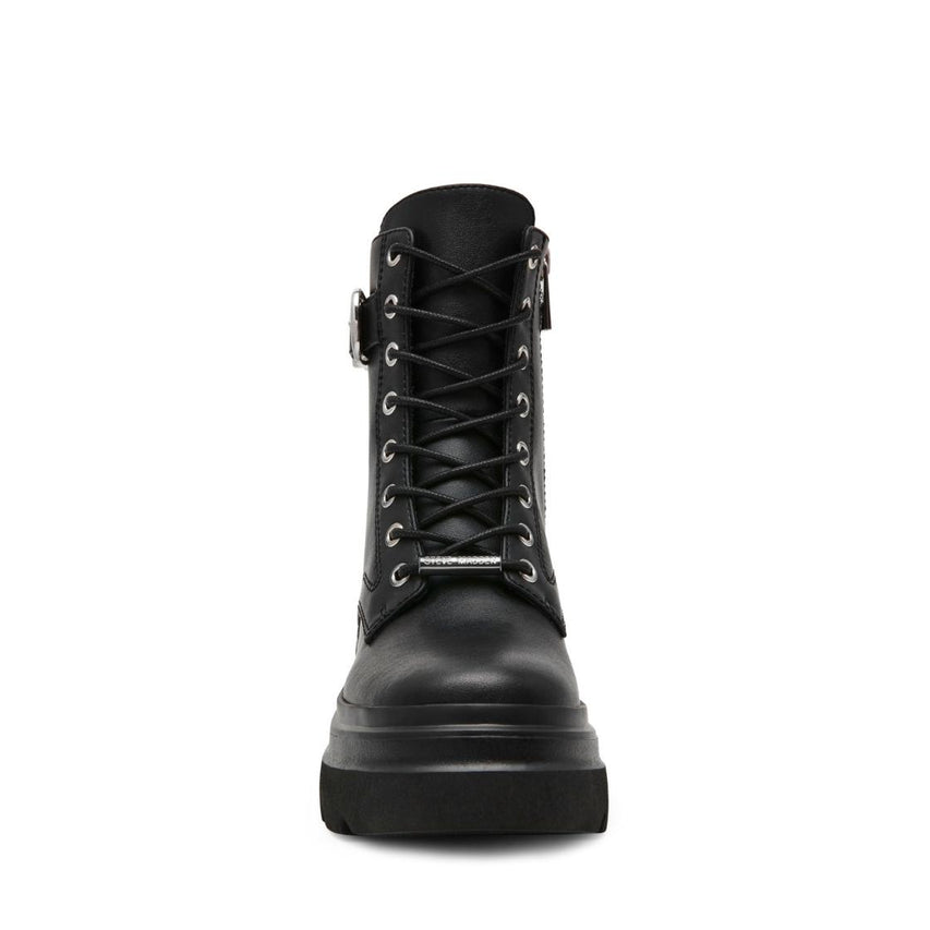 Braker Black Action Leather Botines de Piel para Mujer