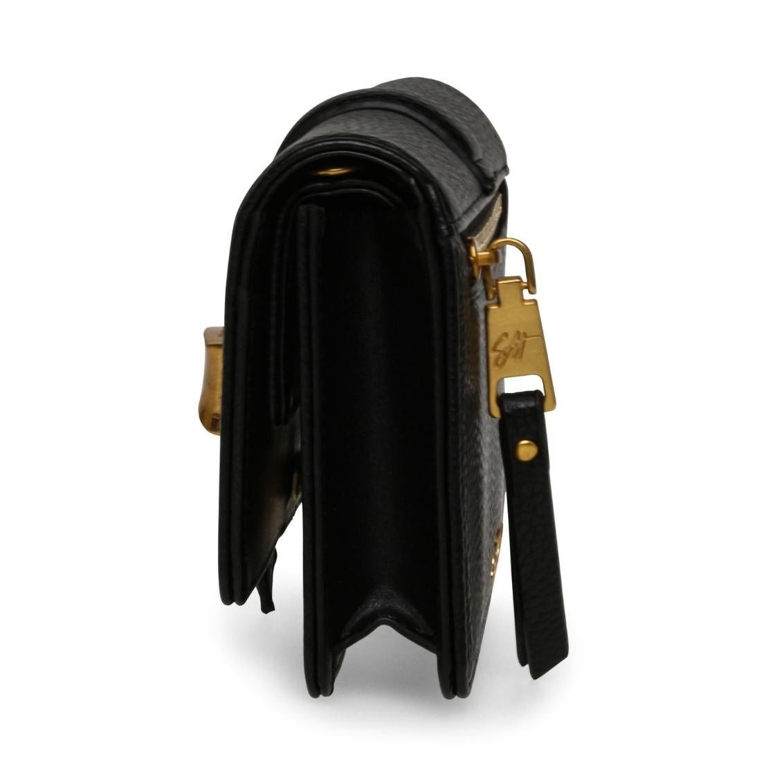 Brever Black Cartera Para Mujer