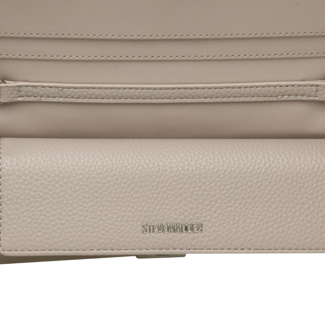 Brever Chalk Cartera Blanca Para Mujer con Cadena