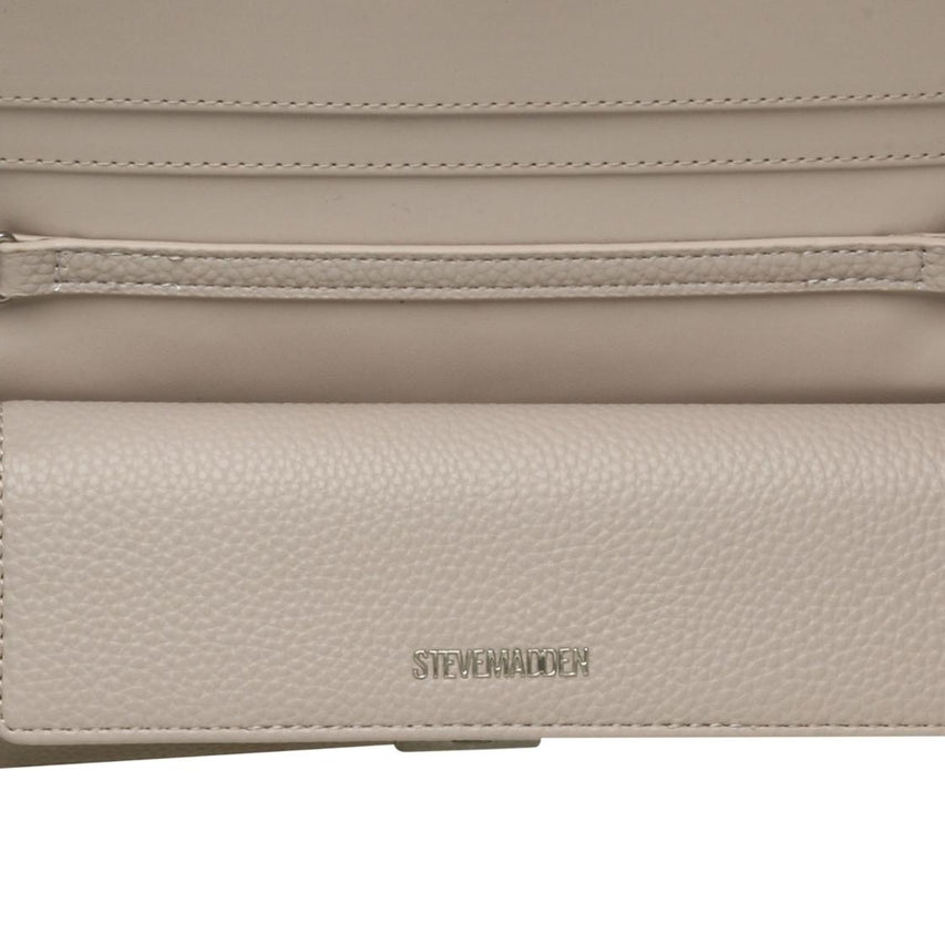 Brever Chalk Cartera Blanca Para Mujer con Cadena