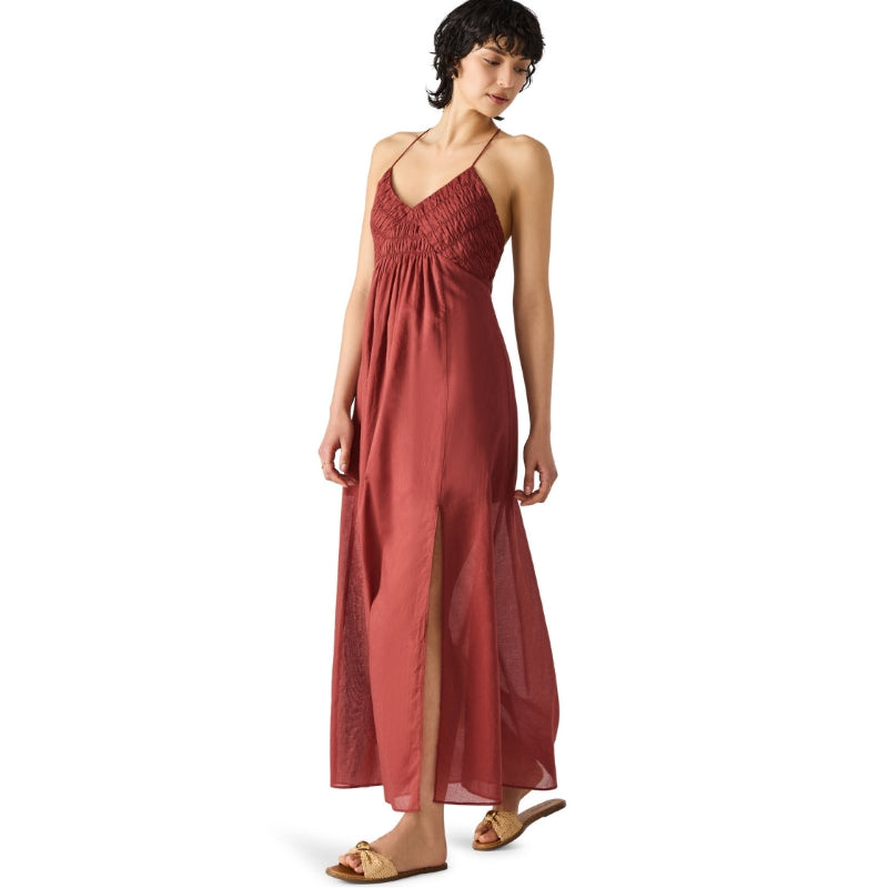 Brianna Dress Dusty Brick Vestido para Mujer