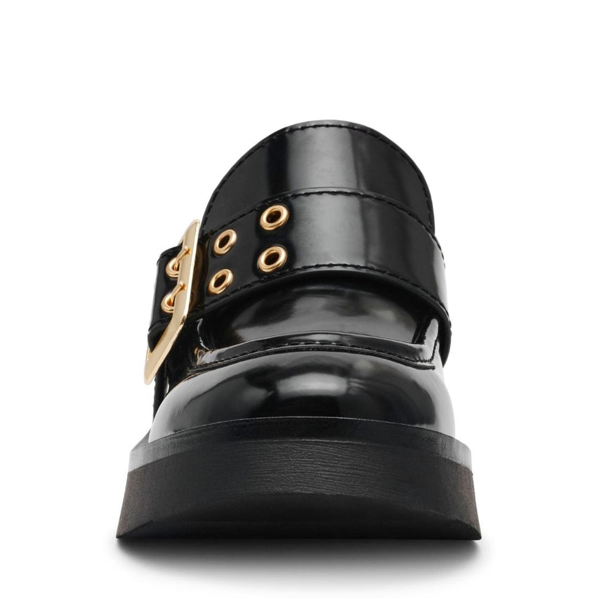 Bridgeton Black Box Leather Mocasines Negros para Mujer