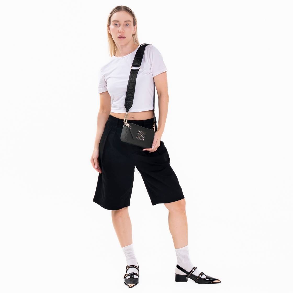 Brisa 2 Black Gold Bolsa Crossbody Negra para Mujer
