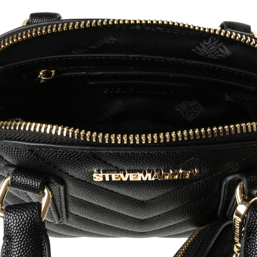 Brule-2 Black/Gold Bolso Crossbody Negro Para Mujer con Cierre
