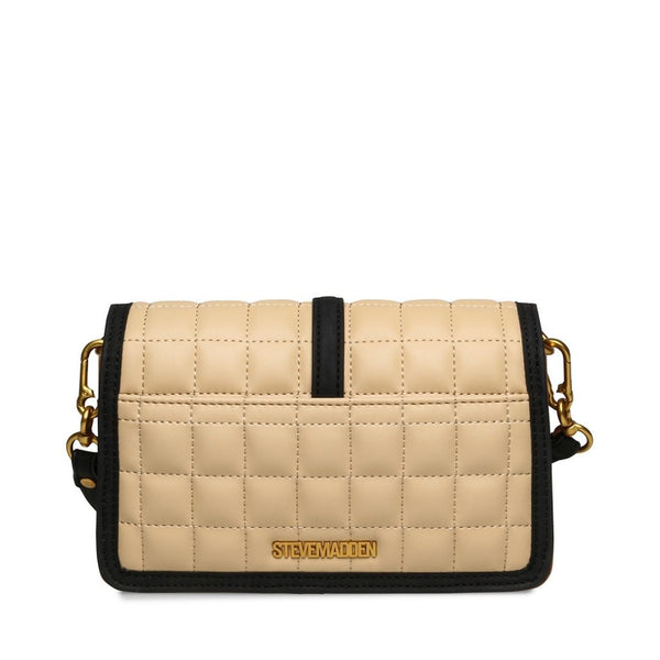 Brya N Tan Black Bolsa Beige con Negro para Mujer