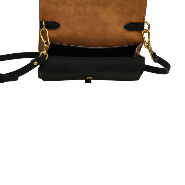 Brya N Tan Black Bolsa Crossbody para Mujer