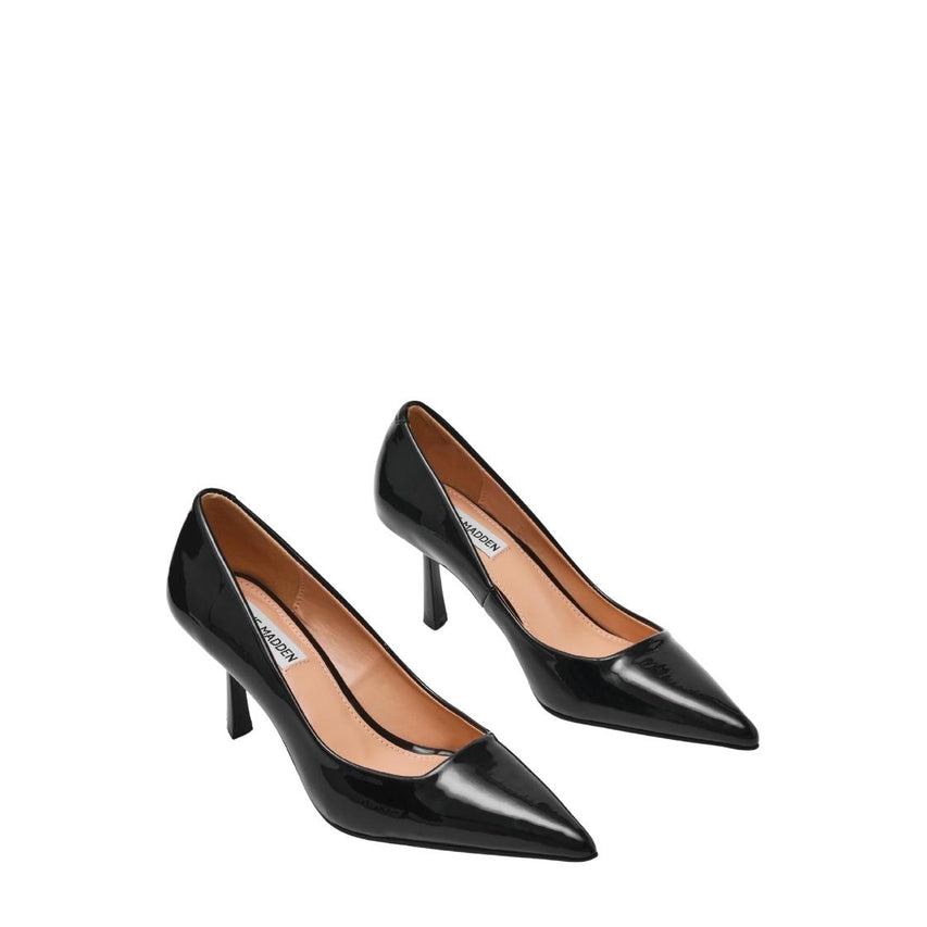 Brynnn Black Patent Tacones Negros